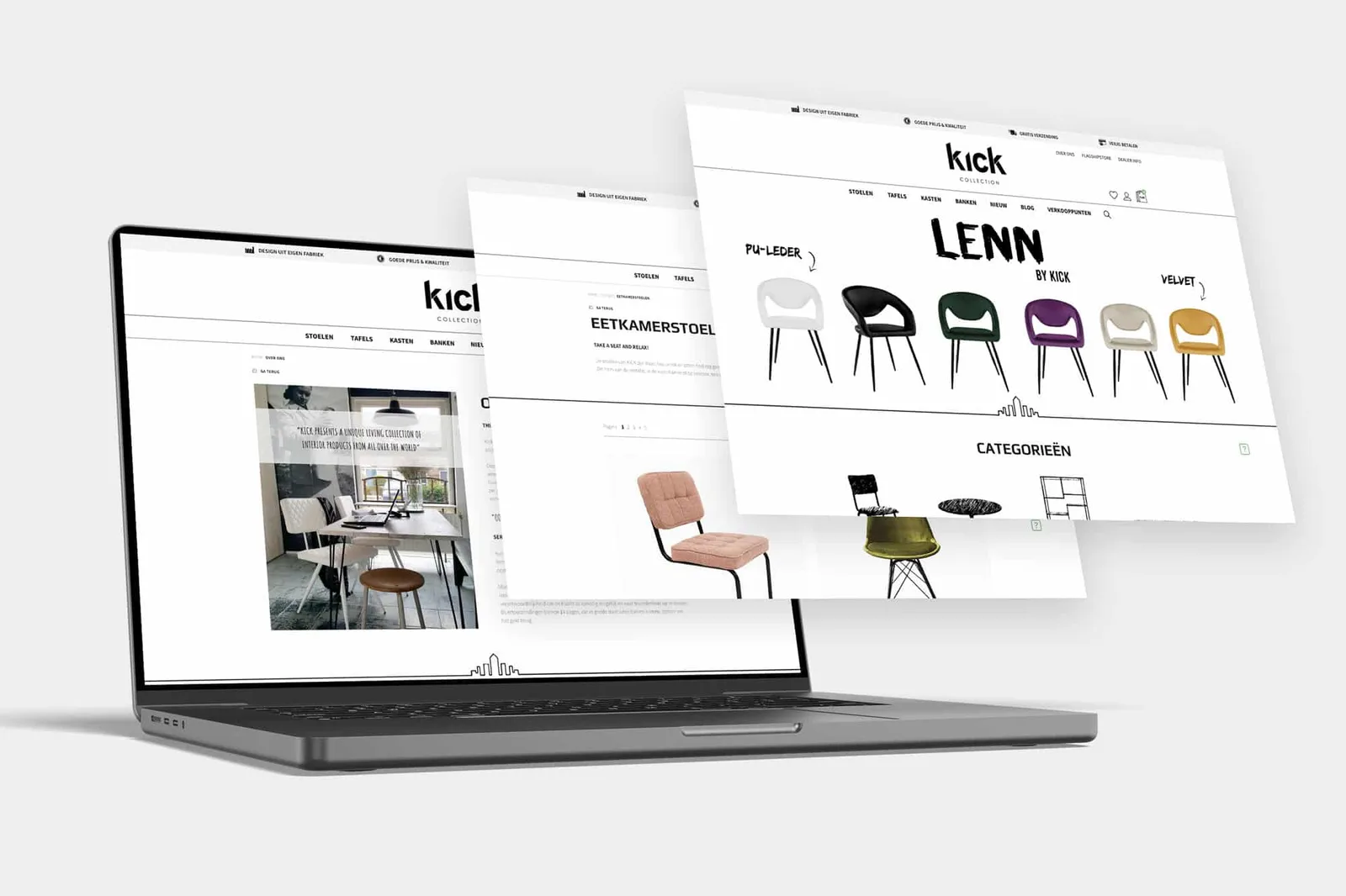 Het werk van BURO210 voor Kick Collection