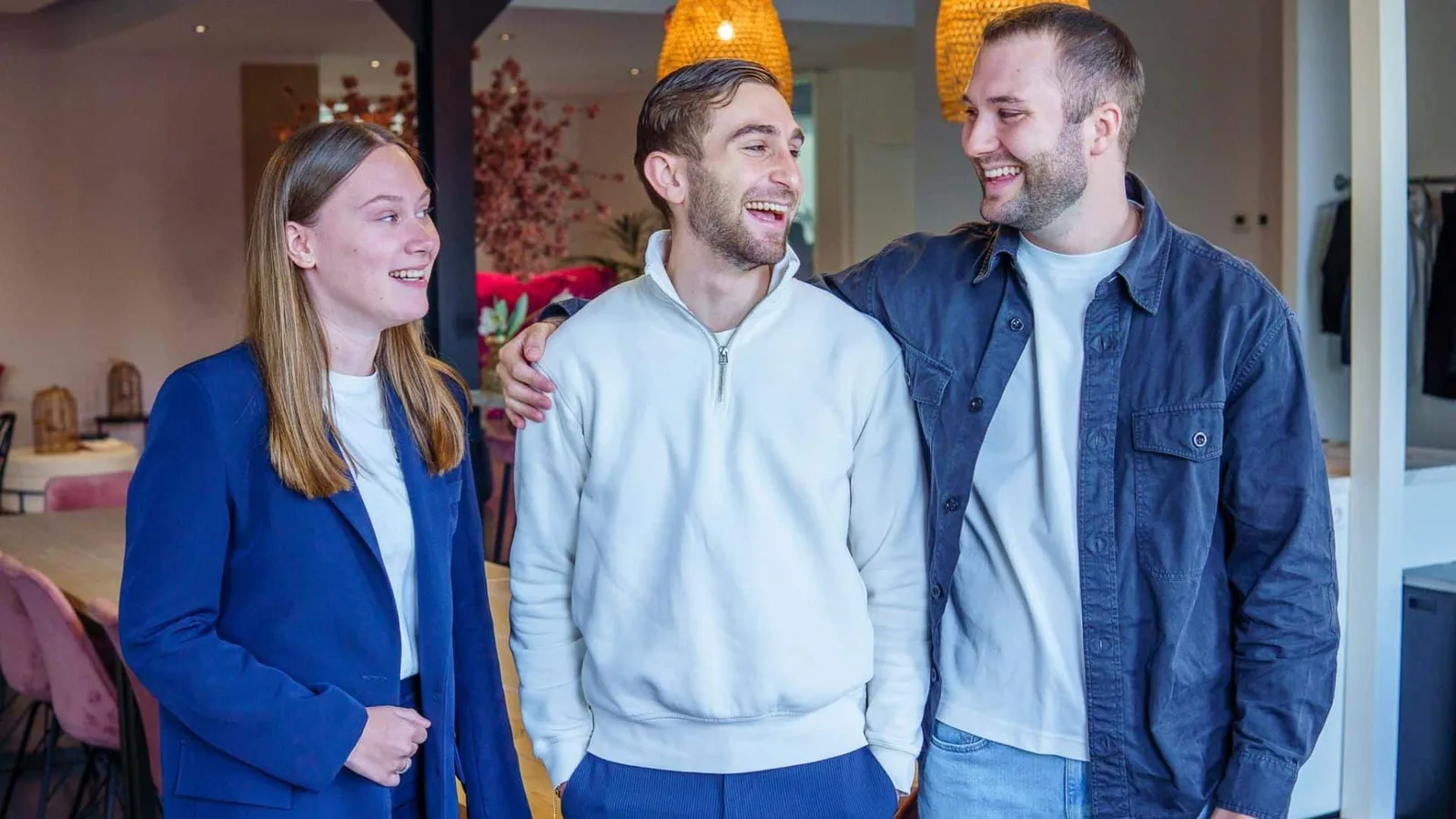 Collega’s met plezier aan het werk bij BURO210